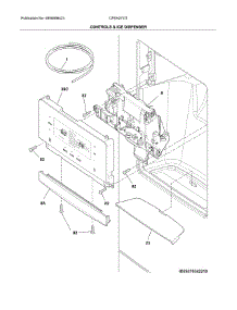 Dispenser parts for Crosley Bottom-Mount Refrigerator CFEH272ITS1 from AppliancePartsPros.com