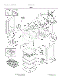 Body parts for Frigidaire Electric Range CFEH3054USC from AppliancePartsPros.com