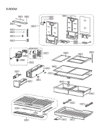 R-Room parts for Criterion Bottom-Mount Refrigerator CFRR255WD1B from AppliancePartsPros.com