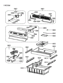 Freezer Room parts for Criterion Bottom-Mount Refrigerator CFRR261WD1B from AppliancePartsPros.com