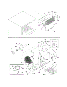 System parts for Crosley Top-Mount Refrigerator CFTR1826PS7 from AppliancePartsPros.com