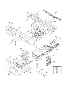 Control Panel parts for Crosley Washer CFW4000FW1 from AppliancePartsPros.com