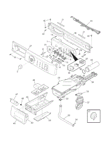 Control Panel parts for Crosley Washer CFW4500KW0 from AppliancePartsPros.com