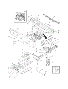 Control Panel parts for Crosley Washer CFW4700LB0 from AppliancePartsPros.com