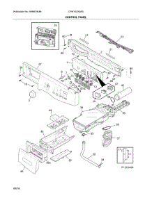 Control Panel parts for Crosley Washer CFW7400QW0 from AppliancePartsPros.com
