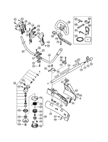 Handle / Gear Case parts for Hitachi Gas Line Trimmer CG22EAP2 from AppliancePartsPros.com