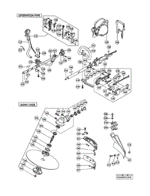 Operation Pipe / Gear Case parts for Hitachi Gas Line Trimmer CG24EKSL from AppliancePartsPros.com