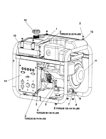 Front Cabinet parts for Devilbiss Generator CGBV4000-1 from AppliancePartsPros.com