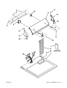 Top And Console Parts parts for Crosley Dryer CGD126SBW0 from AppliancePartsPros.com