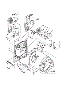 Bulkhead Parts parts for Crosley Dryer CGD126SBW1 from AppliancePartsPros.com