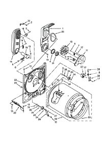 Bulkhead Parts parts for Crosley Dryer CGD126SBW2 from AppliancePartsPros.com