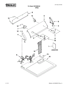 Top And Console Parts parts for Crosley Dryer CGD126SXQ0 from AppliancePartsPros.com