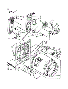 Bulkhead Parts parts for Crosley Dryer CGD147SDW1 from AppliancePartsPros.com