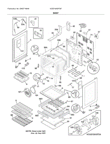 Body parts for Frigidaire Electric Range CGEF3059TDF from AppliancePartsPros.com