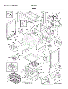 Body parts for Frigidaire Electric Range CGIH3047VFA from AppliancePartsPros.com
