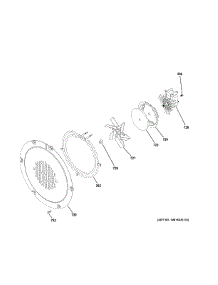Convection Fan parts for Ge Gas Range CGS700P3M3D1 from AppliancePartsPros.com