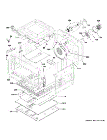 Lower Oven parts for Ge Gas Range CGS750M2N2S5 from AppliancePartsPros.com