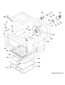Lower Oven parts for Ge Gas Range CGS750P3M2D1 from AppliancePartsPros.com