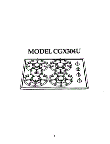 Cooktop Model Cgx304u parts for Thermador Gas Cooktop CGX304U from AppliancePartsPros.com