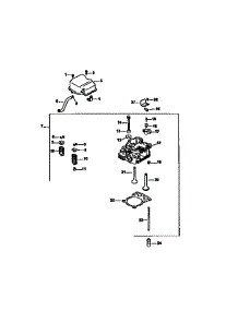 Cylinder Assembly parts for Kohler Lawn & Garden Engine CH13T-22521 from AppliancePartsPros.com