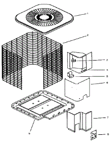 Non-Functional parts for Icp Central Air Conditioner CH9524VKA1 from AppliancePartsPros.com