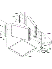 Chassis parts for Amana Air Handler CHF18TCC/P1210911C from AppliancePartsPros.com