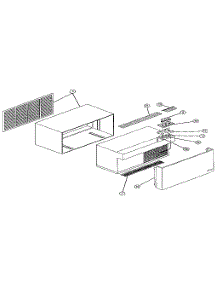 Non Functionial Parts parts for Climette/Keeprite/Zoneaire Heating Cooling Combined Unit CHP409351 from AppliancePartsPros.com