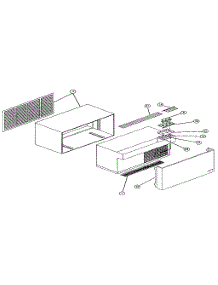 Non Functionial Parts parts for Climette/Keeprite/Zoneaire Heating Cooling Combined Unit CHP415351 from AppliancePartsPros.com