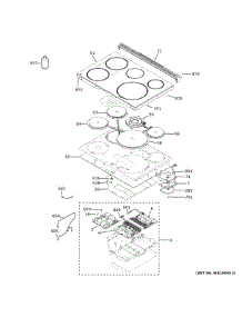 Cooktop parts for Ge Electric Range CHS900M2N2S5 from AppliancePartsPros.com