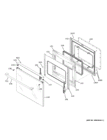 Door parts for Ge Electric Range CHS900M2N2S5 from AppliancePartsPros.com