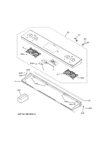 Control Panel parts for Ge Electric Range CHS90XM2N3S5 from AppliancePartsPros.com