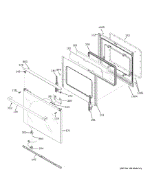 Door parts for Ge Electric Range CHS90XM2N5S5 from AppliancePartsPros.com