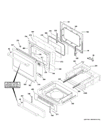 Door & Drawer Parts parts for Ge Electric Range CHS90XP2M1S1 from AppliancePartsPros.com