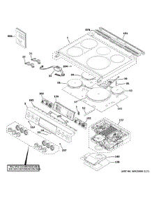 Control Panel & Cooktop parts for Ge Electric Range CHS950P3M2D1 from AppliancePartsPros.com