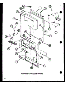 Refrigerator Door Parts (Tc22h / P7711017w) (Tc22h / P7711018w) parts for Amana Top-Mount Refrigerator CIC-4-P7621302W from AppliancePartsPros.com