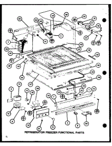 Refrigerator Freezer Functional Parts (Tc22h / P7711017w) (Tc22h / P7711018w) parts for Amana Top-Mount Refrigerator CIC-4-P7621302W from AppliancePartsPros.com