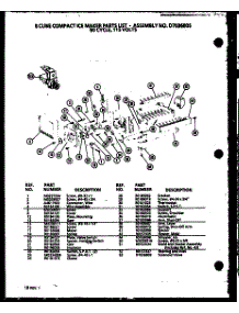 8 Cube Compact Ice Maker (Ic2 / P3641505w) parts for Amana Upright Freezer CIC3-P8735801W from AppliancePartsPros.com
