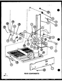 Rear Components (Bl20k / P7812504w) (Bl20k / P7812513w) parts for Amana Bottom-Mount Refrigerator CIC4H-P7621306W from AppliancePartsPros.com