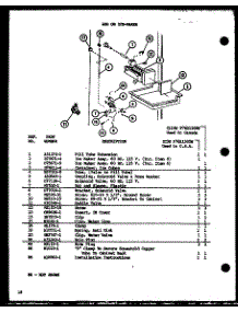 Add On Ice-Maker (Ic3h / P7621305w) (Cic4h / P7621306w) parts for Amana Bottom-Mount Refrigerator CIC4H-P7621306W from AppliancePartsPros.com