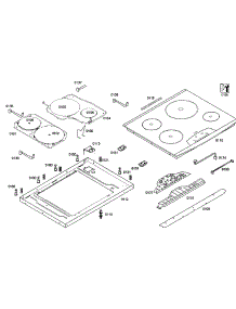 Panel Assy parts for Thermador Electric Cooktop CIT304GM-01 from AppliancePartsPros.com