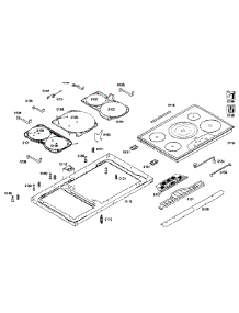 Panel Assy parts for Thermador Electric Cooktop CIT365GB-02 from AppliancePartsPros.com
