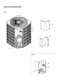 Control Box & Cover parts for Goodman Central Air Conditioner CKL30-1M from AppliancePartsPros.com