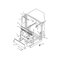 Frame And Misc. Items parts for Insinkerator Dishwasher CL2000-2 from AppliancePartsPros.com