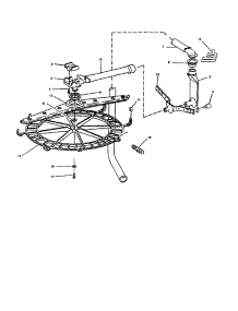 Upper Wash / Rinse Unit parts for Insinkerator Dishwasher CL2000-6 from AppliancePartsPros.com