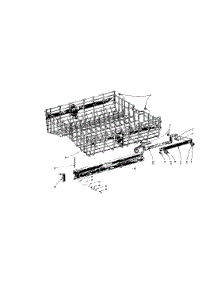 Upper Rack And Track (Cl700r) parts for Insinkerator Dishwasher CL3000 from AppliancePartsPros.com