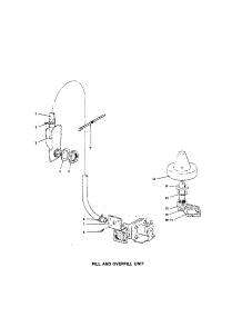 Fill And Overfill Unit parts for Insinkerator Dishwasher CL700 from AppliancePartsPros.com