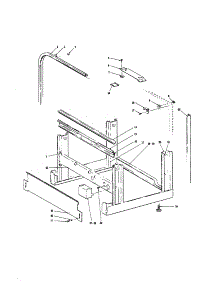 Frame And Misc. Items parts for Insinkerator Dishwasher CL700 from AppliancePartsPros.com