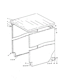 Top And Side Panel Kits parts for Insinkerator Dishwasher CL700 from AppliancePartsPros.com
