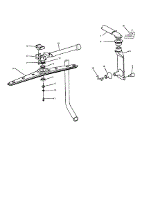 Upper Wash / Rinse Unit parts for Insinkerator Dishwasher CL700-4 from AppliancePartsPros.com