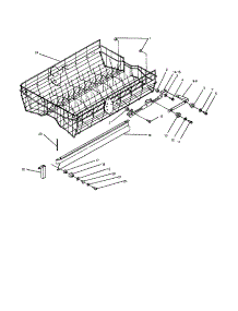 Upper Rack And Track parts for Insinkerator Dishwasher CL700-5 from AppliancePartsPros.com